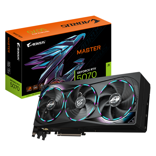 Gigabyte GeForce RTX 5070 Aorus Master OC 12GB GDDR7 Graphics Card